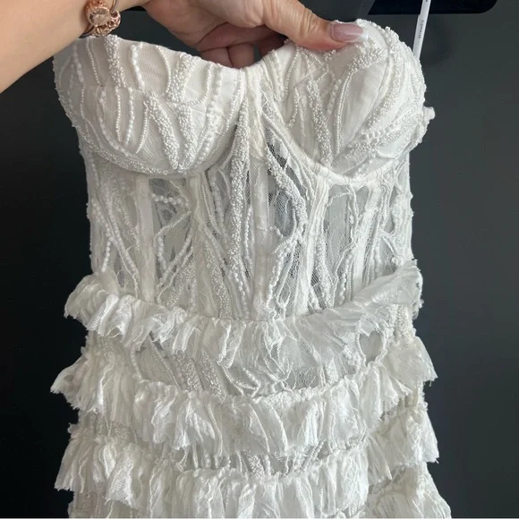 Retrofete Irini maxi Dress in White Size Small NEW! New with tags! - Picture 7 of 12